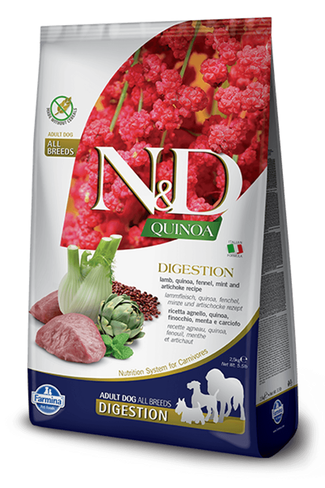 Farmina Quinoa Digestion Lamb Dog (2.5 kg) - Tail Blazers Etobicoke