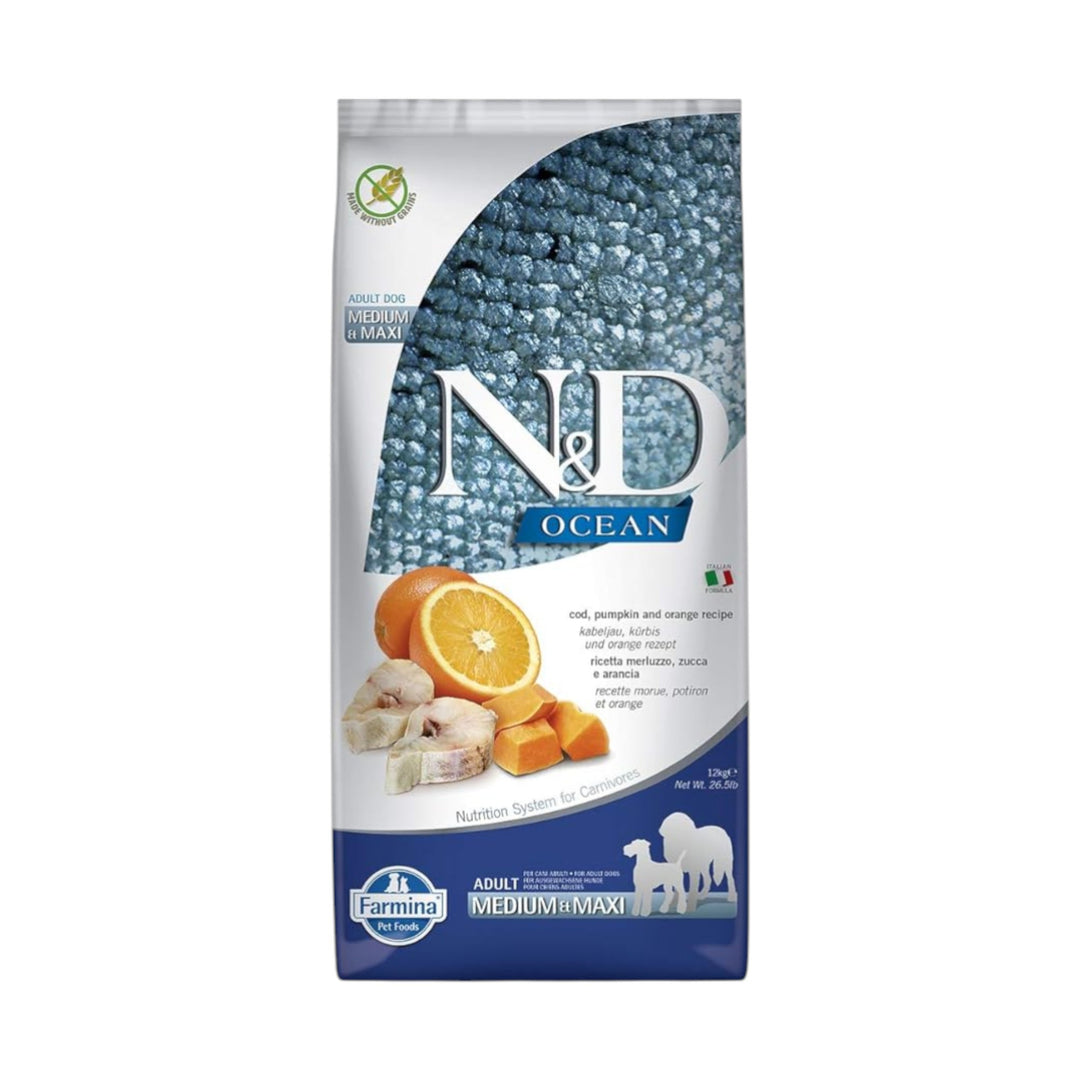 Farmina Ocean Cod/Orange Dog Medium/Maxi (12kg)