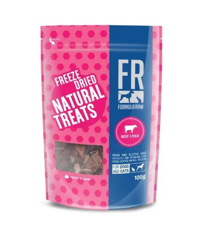 FORMULA RAW FD BEEF LIVER TREAT 100G