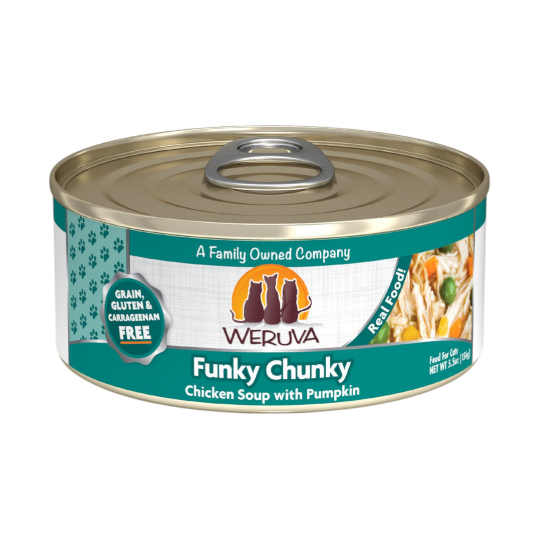 Weruva Funky Chunky Chicken Soup Canned Cat Food (5.5oz)