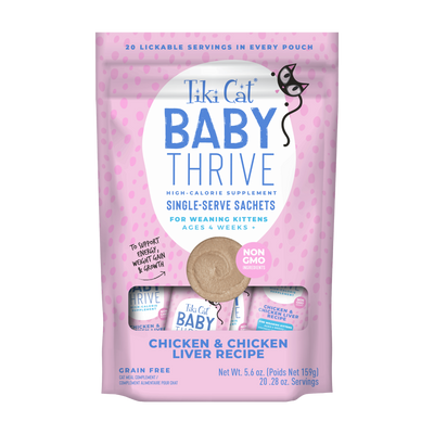 TIKI CAT BABY THRIVE CHIC/LVR PCH 5.6OZ - Tail Blazers Etobicoke