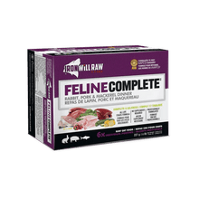 Iron Will Raw Feline Complete Rabbit, Pork & Mackerel Dinner (3lb)
