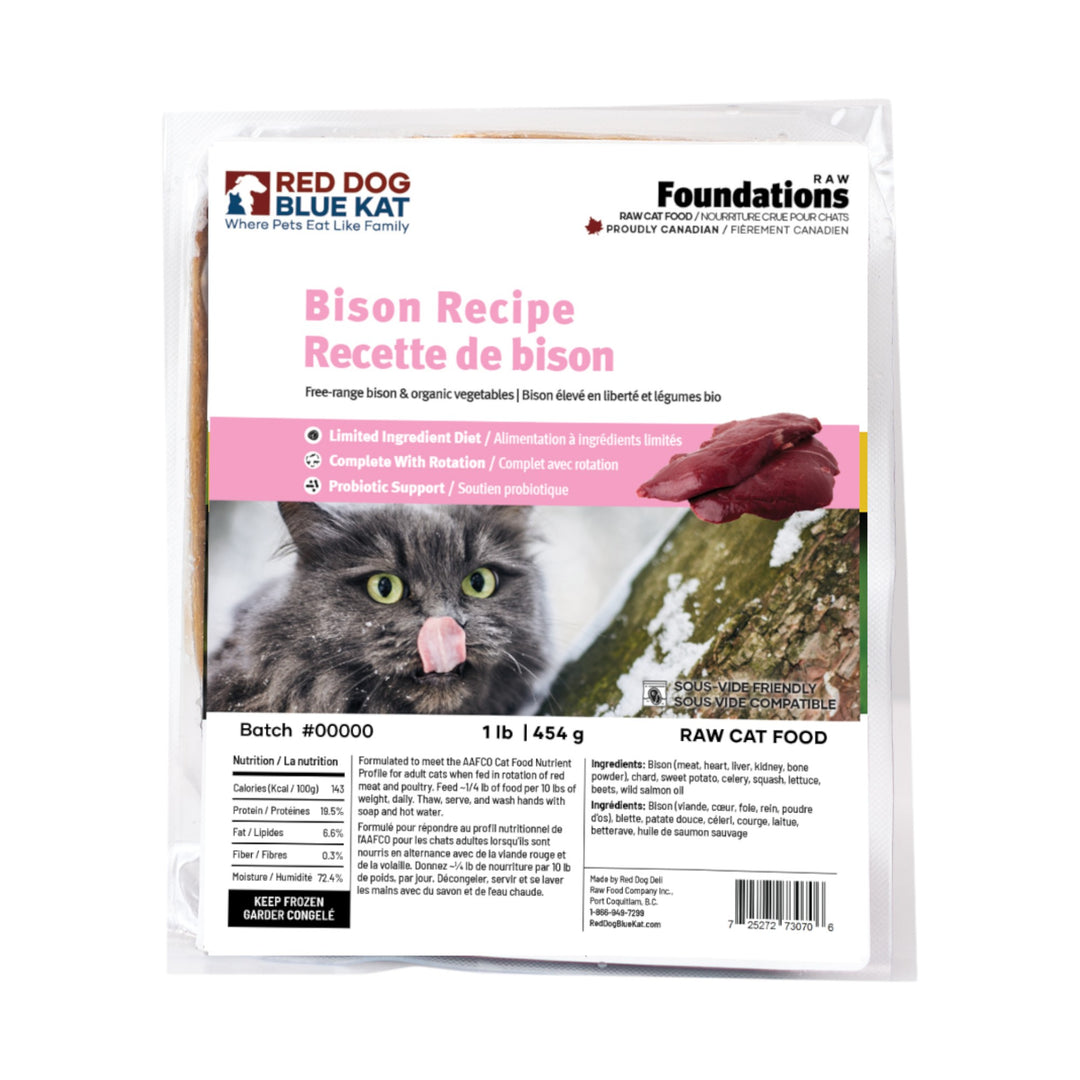 RDBK Red Dog Blue Kat Foundations Bison Cat (4x1/4lb)