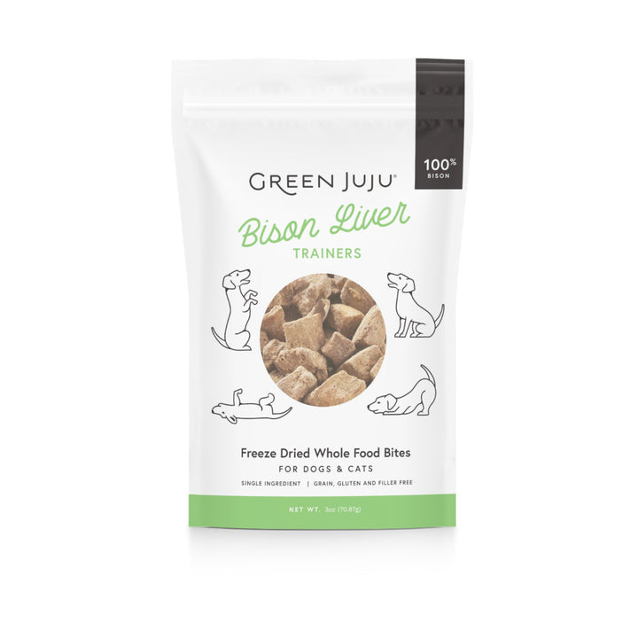 Green Juju Freeze Dried Bison Liver Trainers (2.5oz)