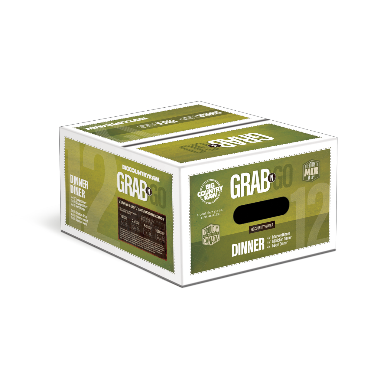 Big Country Raw Grab N Go Dinner Deal (12lb)