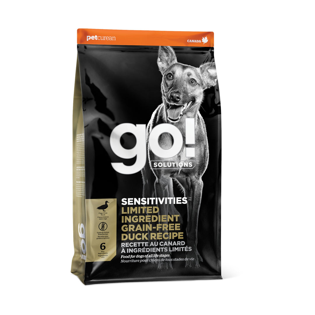 GO! DOG SENSITIVITY LID DUCK 22LB