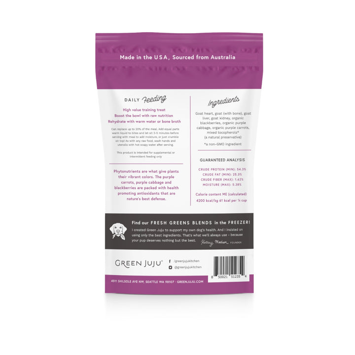 Green Juju  Goat Purple Bites  (3oz)