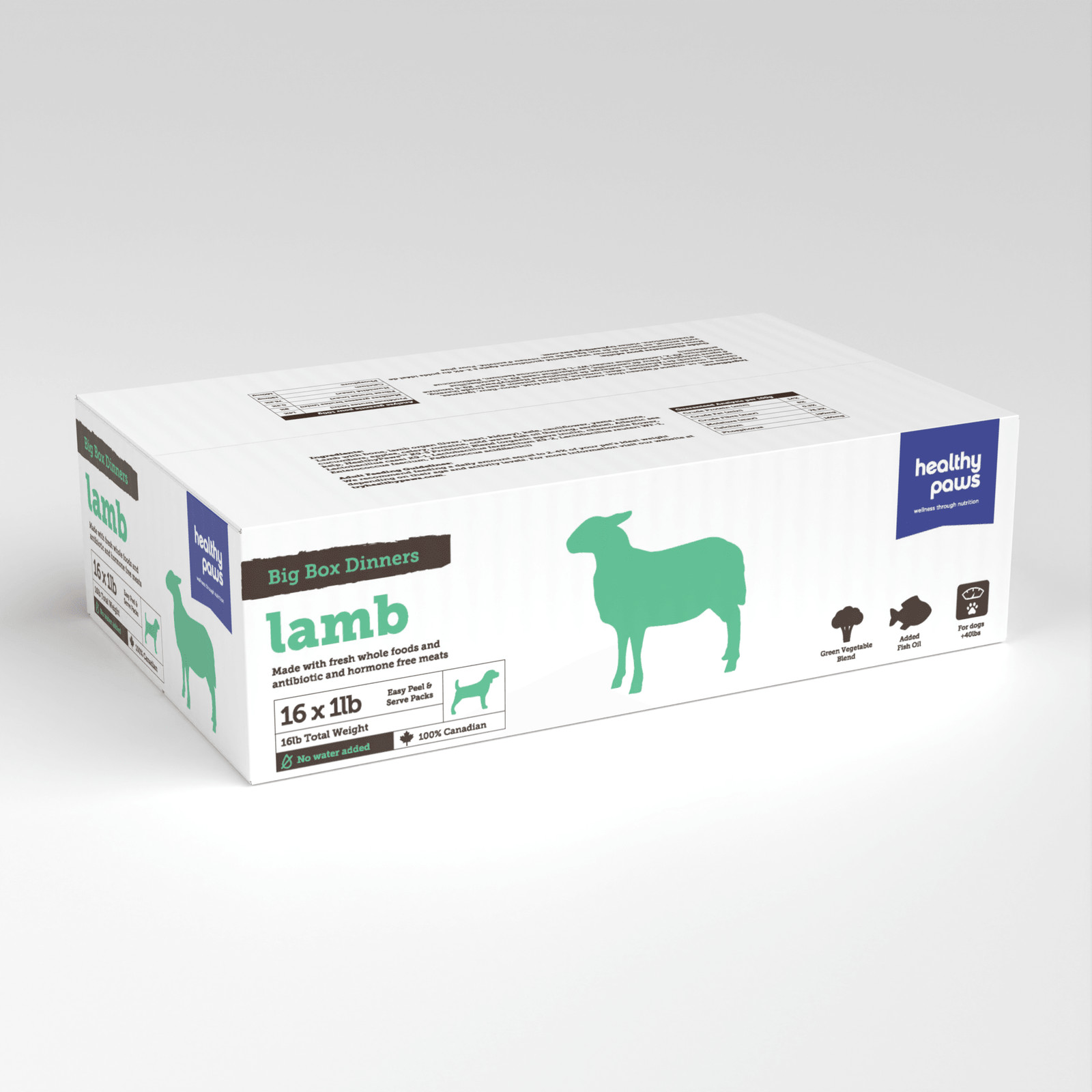 HP BIG BOX DINNER LAMB 16 X 1LB - Tail Blazers Etobicoke