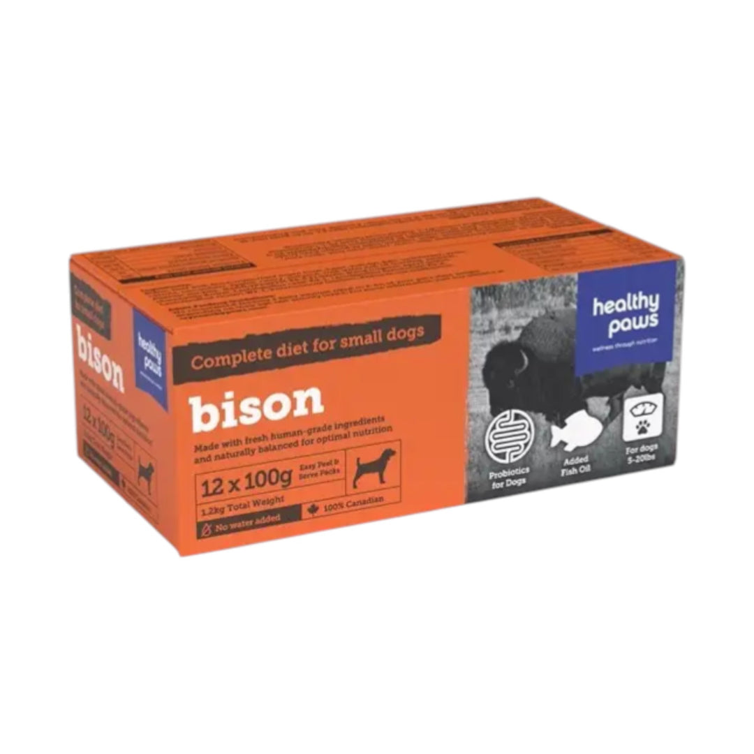 Healthy Paws Bison Small Canine Complete (1.2kg)