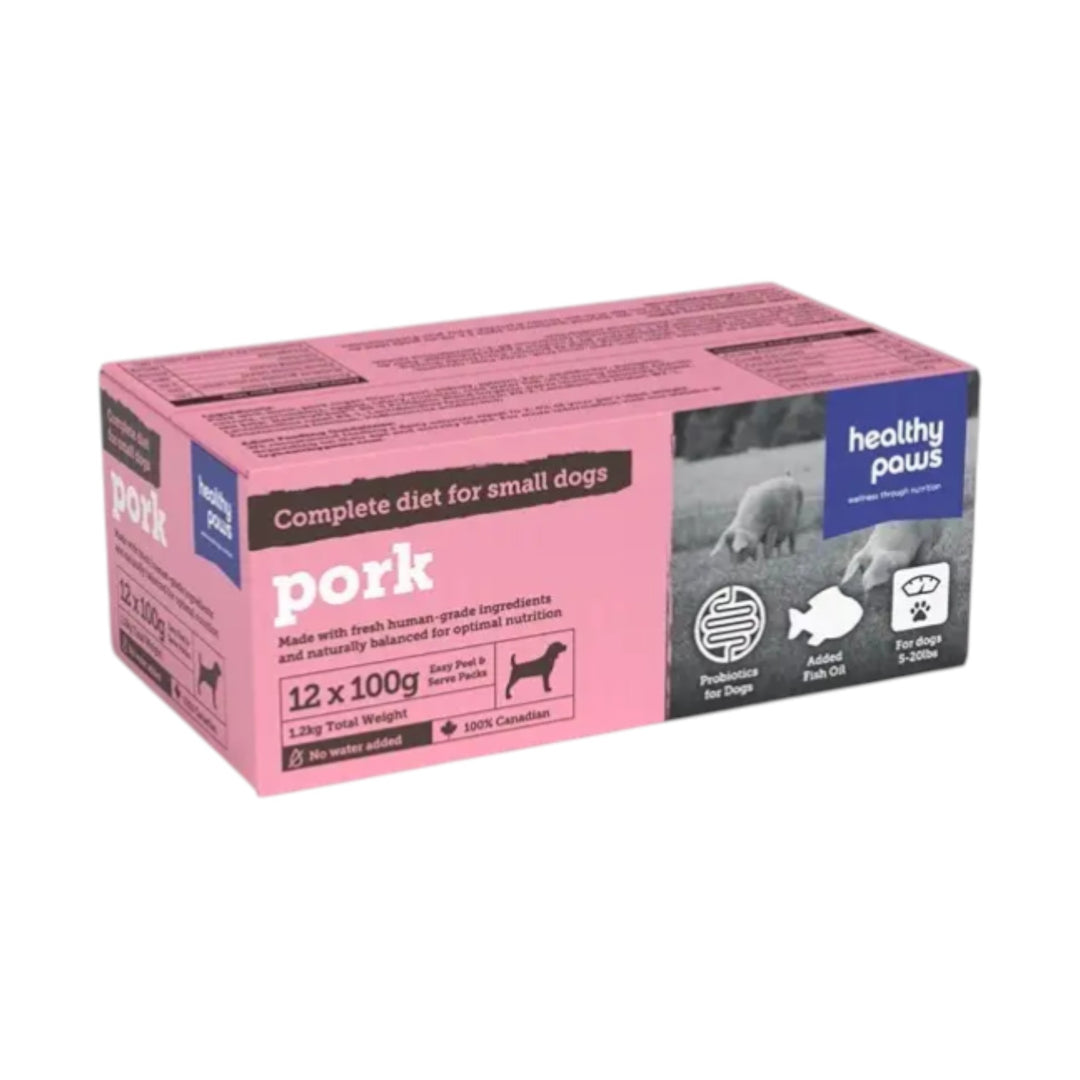 Healthy Paws Pork Complete (12x100g)