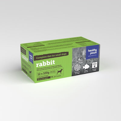 Healthy Paws Rabbit Complete (12 X 100g) - Tail Blazers Etobicoke