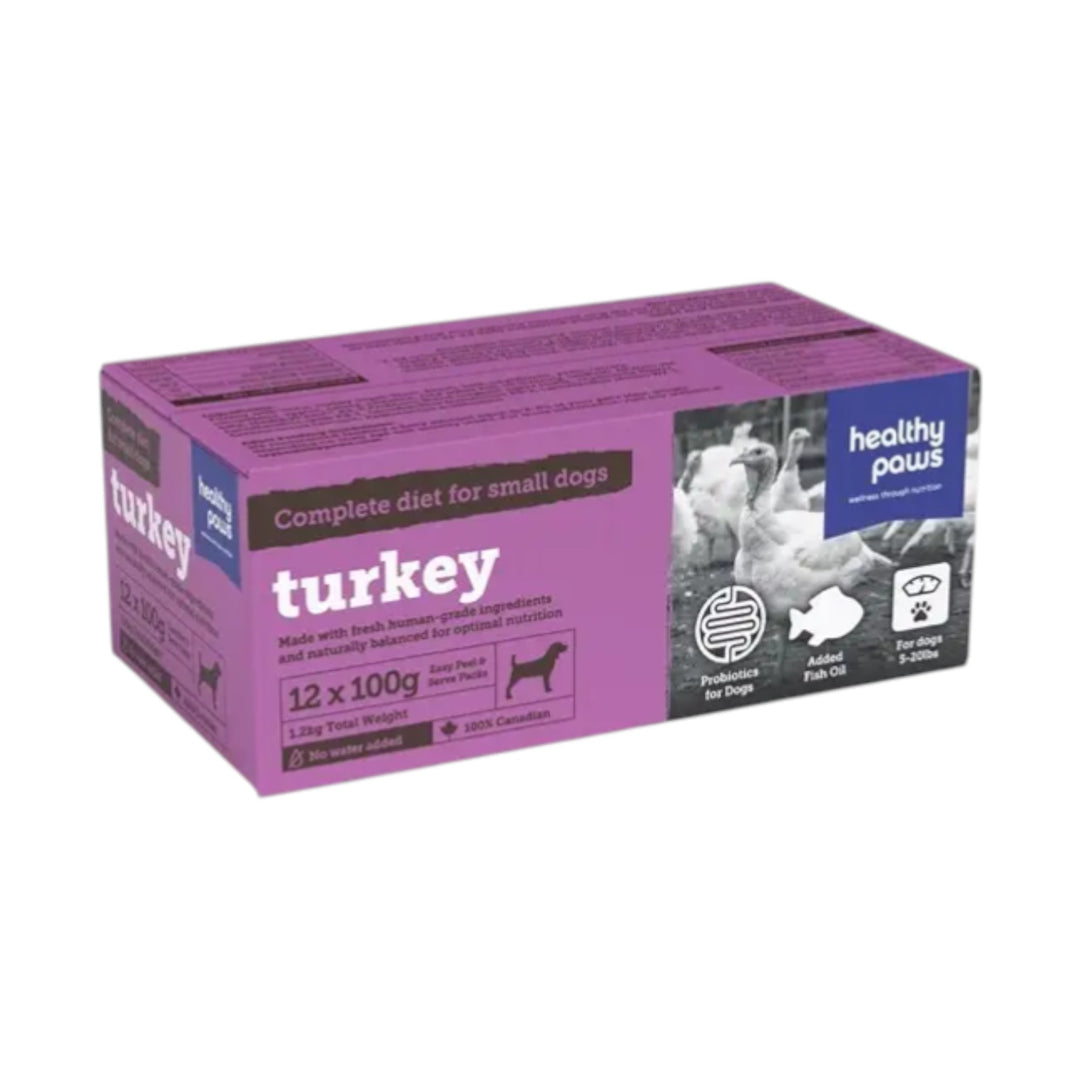 Healthy Paws Turkey Small Canine Complete (1.2kg)