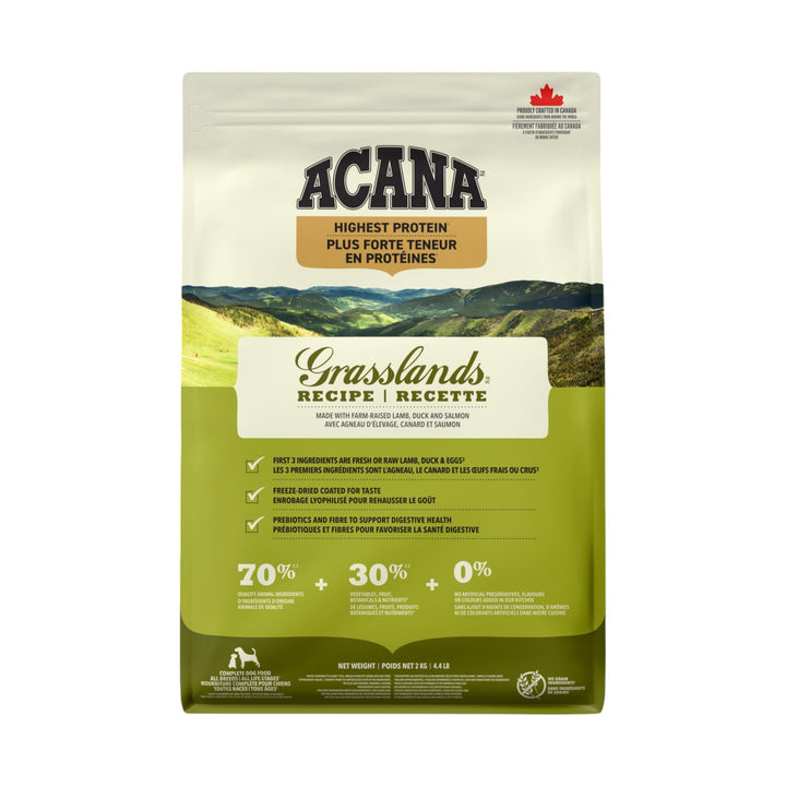 Acana Dog Highest Protein Grasslands Recipe (2kg)