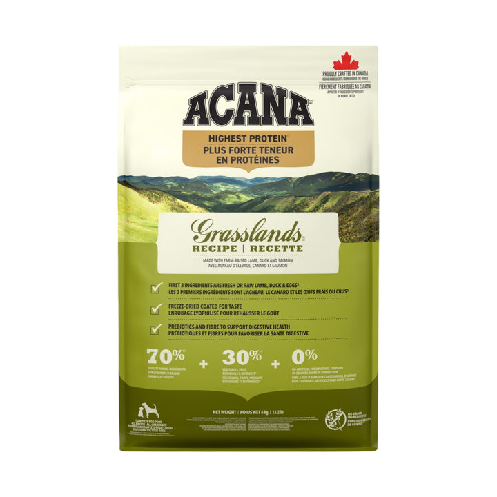 Acana Dog Highest Protein Grasslands Recipe (6kg)