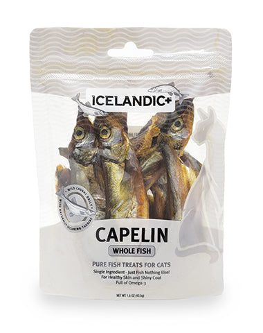 ICELANDIC CAPELIN WHOLE FISH CAT 1.5OZ - Tail Blazers Etobicoke
