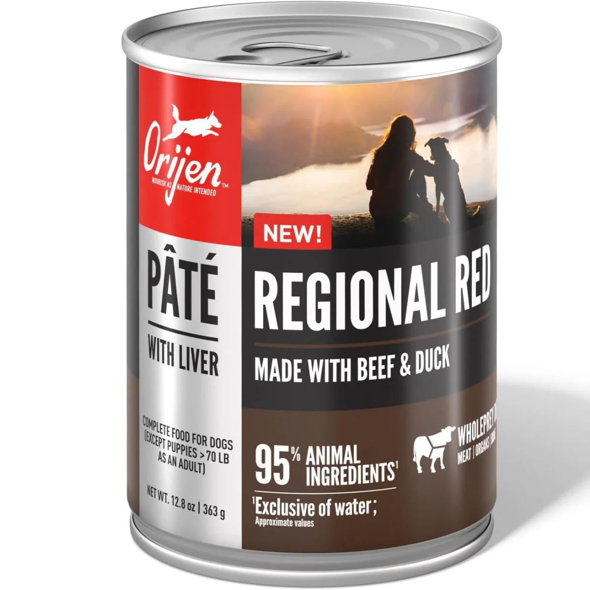 Orijen Pate Regional Red Canned Dog Food 363g