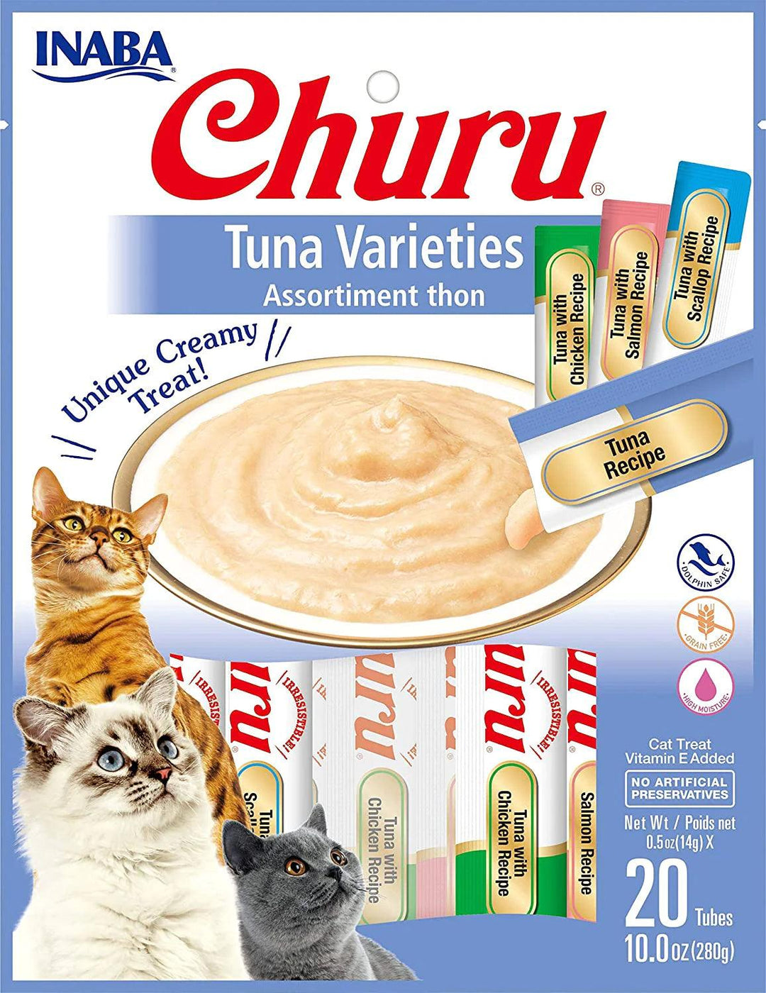 INABA CHURU TUNA VARIETY 20PK BOX - Tail Blazers Etobicoke