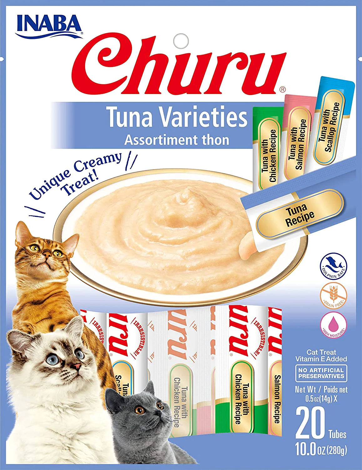 INABA CHURU TUNA VARIETY 20PK BOX - Tail Blazers Etobicoke