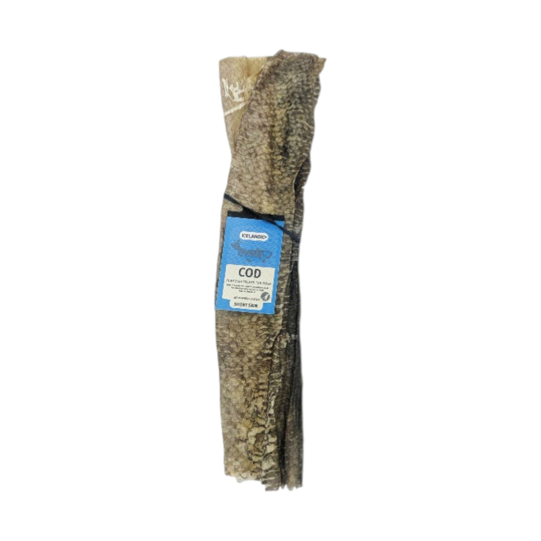 Icelandic+ Air-Dried Short Cod Skins (1pc)