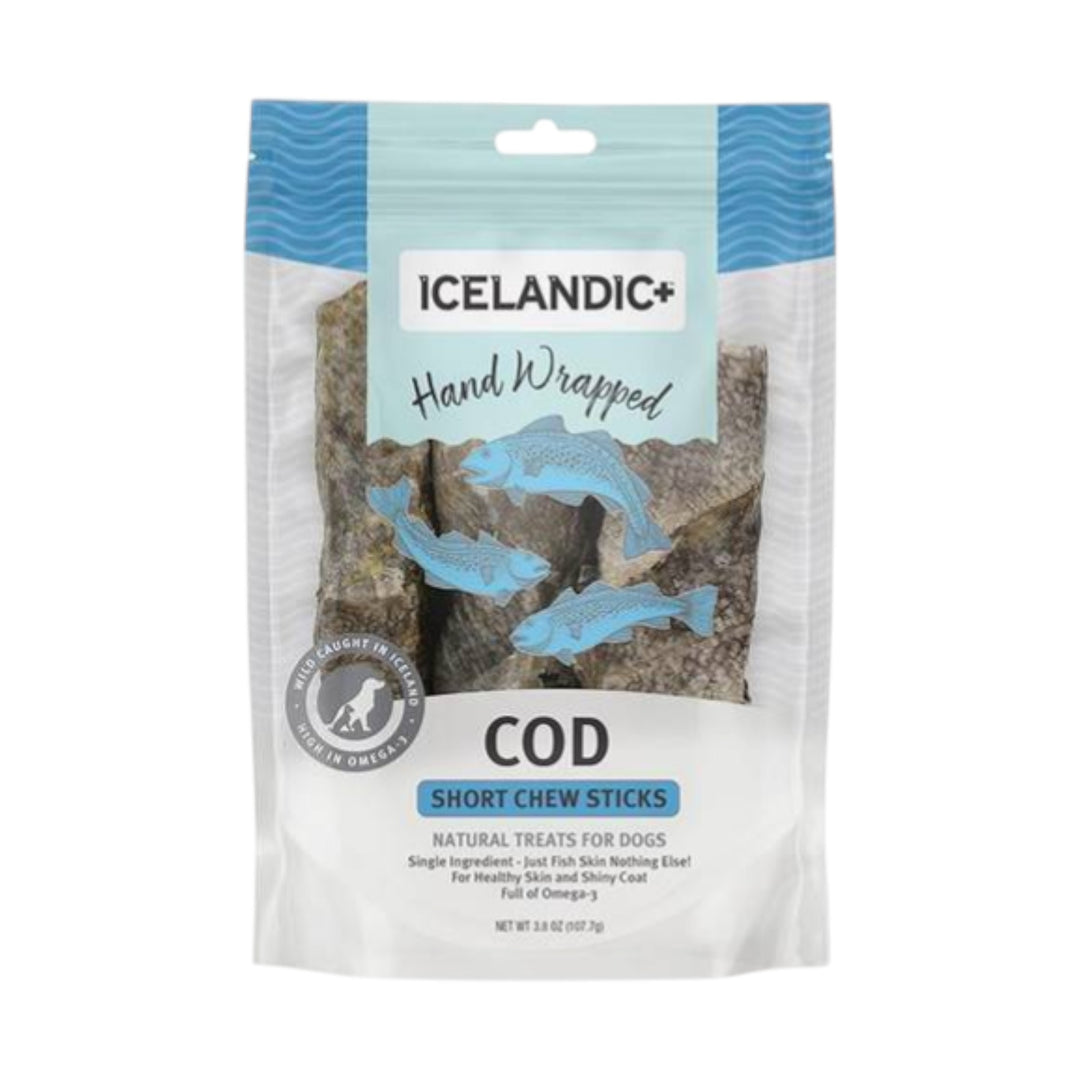 Icelandic Cod Skin Chew Stick 5" (3pc)