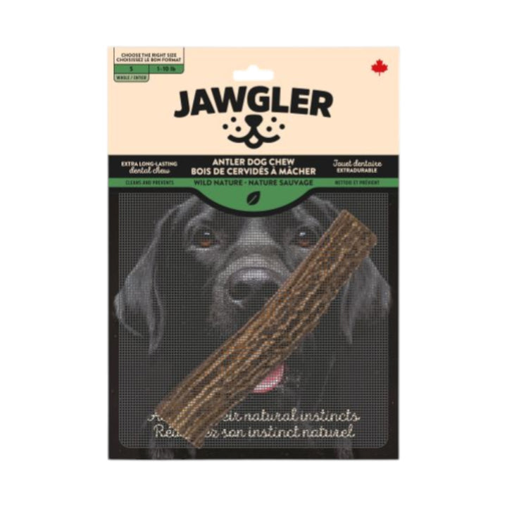 Jawgler Antler Dog Chew, Whole Wild Nature, Small 1pc