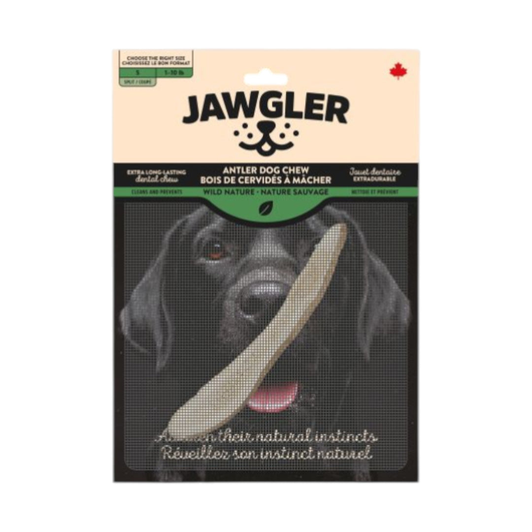 Jawgler Antler Dog Chew, Split Wild Nature, Small 1pc