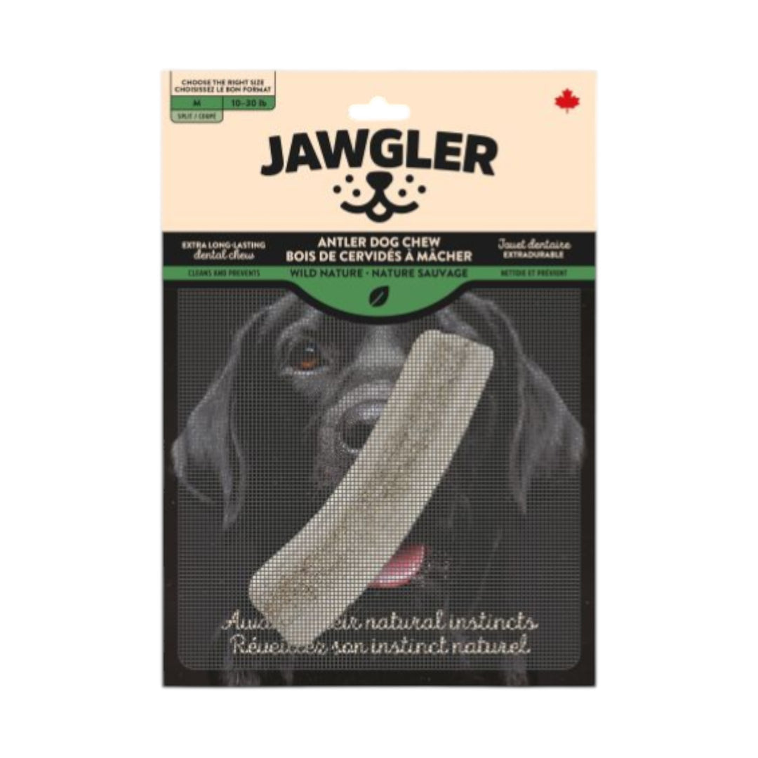 Jawgler Antler Dog Chew, Split Wild Nature, Medium 1pc