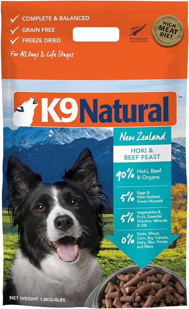 K9 NATURAL FD HOKI/BEEF 1.8KG - Tail Blazers Etobicoke