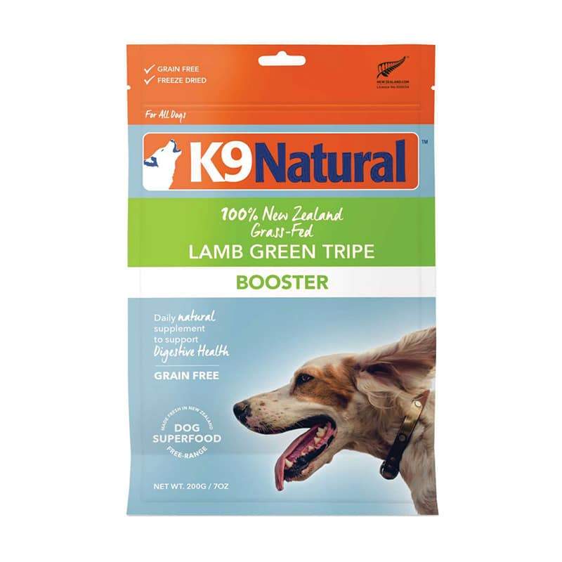 K9 NATURAL FD LAMB GREEN TRIPE 200G - Tail Blazers Etobicoke