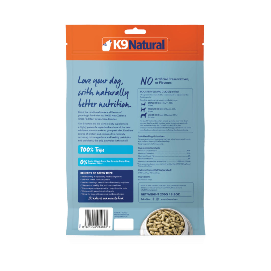 K9 Natural Freeze-Dried Beef Green Tripe (250g)