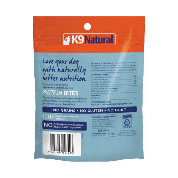 K9 Natural Freeze-Dried Beef Protein Bites (60g)