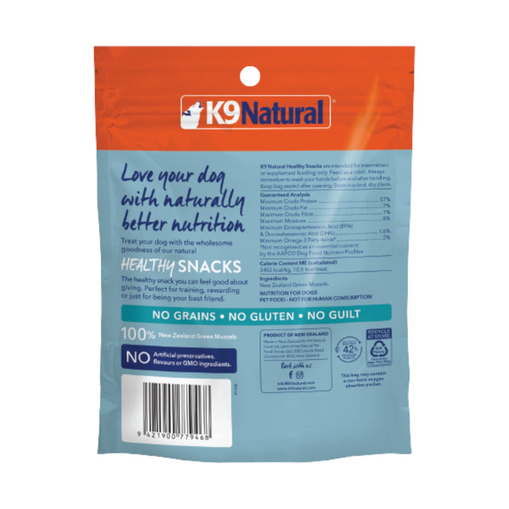 K9 Natural Freeze-Dried Green Lipped Mussel Treats (50g)