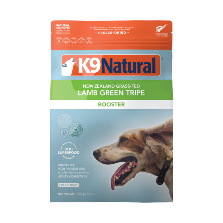 K9 Natural Freeze-Dried Lamb Green Tripe (700g)