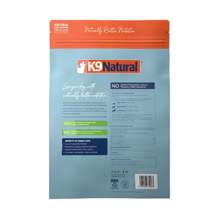 K9 Natural Freeze-Dried Lamb Green Tripe (700g)