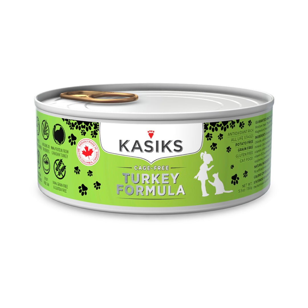 Kasiks Grain Free Turkey Cat Can (5.5oz)