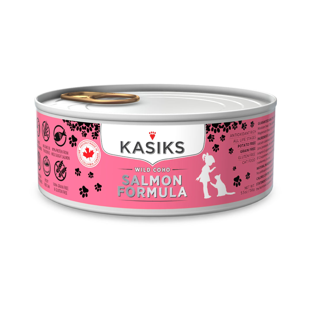 Kasiks Grain Free Wild Salmon Cat Can (5.5oz)