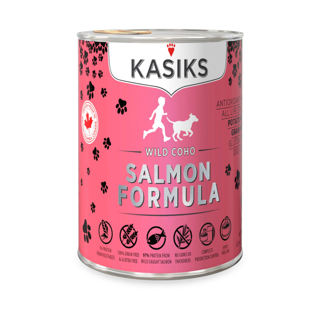 Kasiks Grain Free Wild Salmon Dog Can (12.2oz)