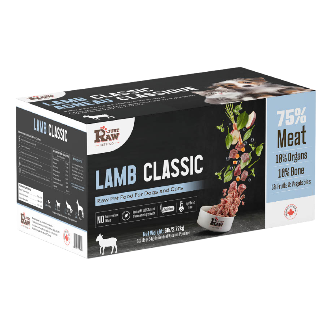 Just Raw Lamb Classic (6lb)