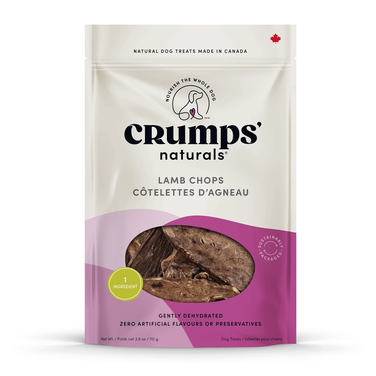 Crumps Dehydrated Lamb Lung Chops (120g)