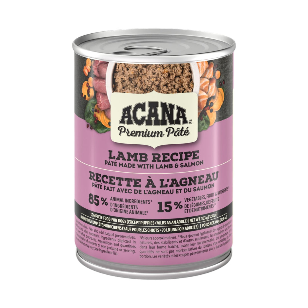 Acana Premium Pâté Lamb Dog Food (363g)