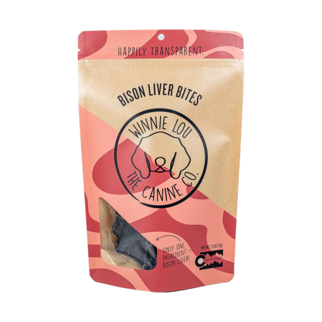Winnie Lou Bison Liver Bites (2.5oz)
