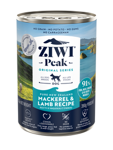 Ziwi Ziwipeak Dog Mackerel & Lamb Can (390g)