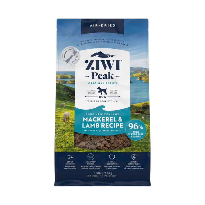 Ziwi Ziwipeak Dog Air-Dried Mackerel &amp; Lamb (2.5kg)