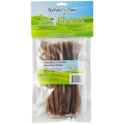 NATURE'S OWN STEER BULLY STICK 6" 8PK - Tail Blazers Etobicoke