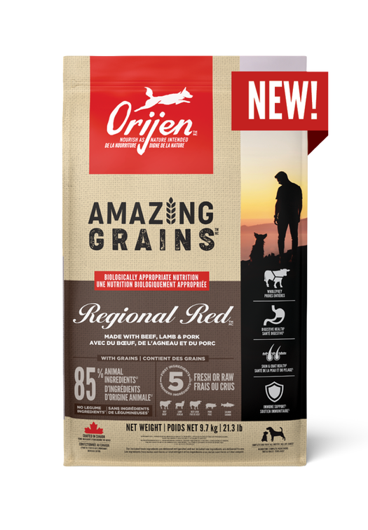 Orijen Amazing Grains Regional Red Dog 9.7kg