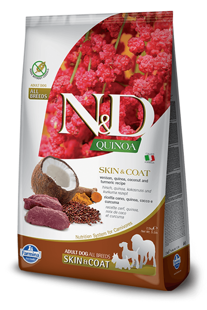 Farmina Quinoa Skin & Coat Venison Dog (2.5kg) - Tail Blazers Etobicoke