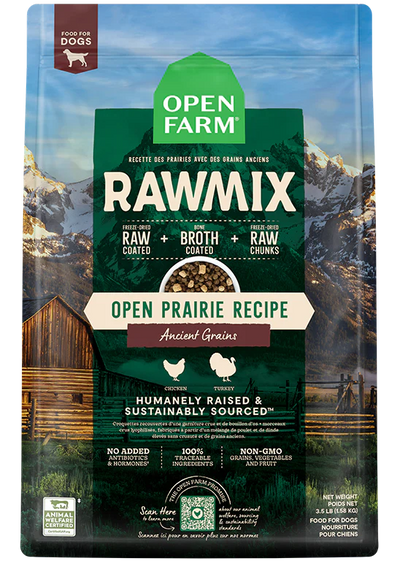 OPEN FARM RAWMIX OP PRAIRIE AG DOG 20LB - Tail Blazers Etobicoke