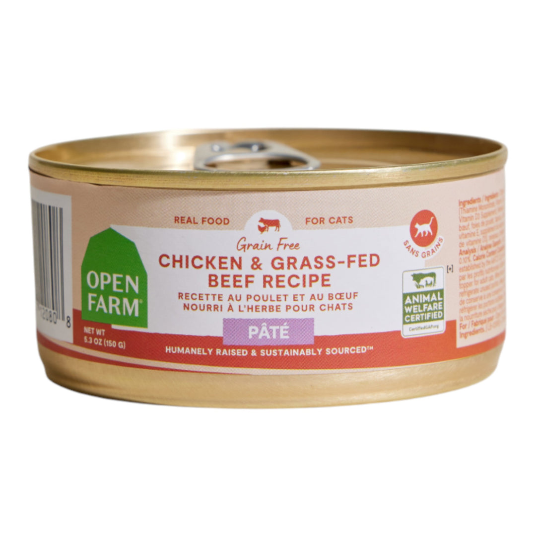 Open Farm Chicken/Beef Pate Cat Can (2.8oz)