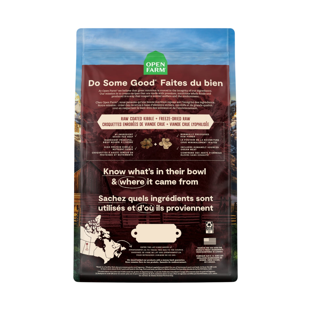 Open Farm Rawmix Front Range Grain Free Dog (20lb)