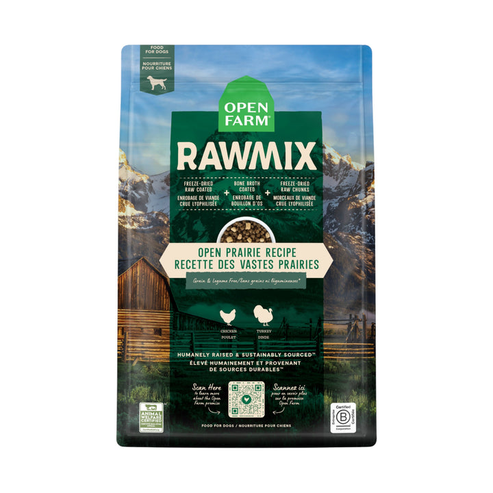 Open Farm Rawmix Open Prairie Grain Free Dog (20lb)